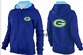 Womens Green Bay Packers Team Logo 2015 Full Zip Hoodie-78,baseball caps,new era cap wholesale,wholesale hats