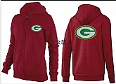 Womens Green Bay Packers Team Logo 2015 Full Zip Hoodie-87,baseball caps,new era cap wholesale,wholesale hats