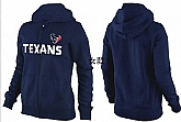 Womens Houston Texans Team Logo 2015 Full Zip Hoodie-11,baseball caps,new era cap wholesale,wholesale hats