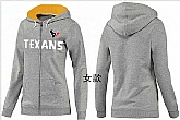 Womens Houston Texans Team Logo 2015 Full Zip Hoodie-18,baseball caps,new era cap wholesale,wholesale hats