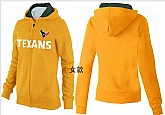 Womens Houston Texans Team Logo 2015 Full Zip Hoodie-22,baseball caps,new era cap wholesale,wholesale hats