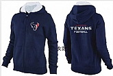 Womens Houston Texans Team Logo 2015 Full Zip Hoodie-35,baseball caps,new era cap wholesale,wholesale hats