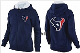 Womens Houston Texans Team Logo 2015 Full Zip Hoodie-52,baseball caps,new era cap wholesale,wholesale hats