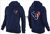 Womens Houston Texans Team Logo 2015 Full Zip Hoodie-57,baseball caps,new era cap wholesale,wholesale hats