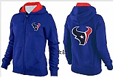 Womens Houston Texans Team Logo 2015 Full Zip Hoodie-59,baseball caps,new era cap wholesale,wholesale hats