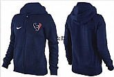 Womens Houston Texans Team Logo 2015 Full Zip Hoodie-77,baseball caps,new era cap wholesale,wholesale hats