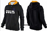 Womens Indianapolis Colts Team Logo 2015 Full Zip Hoodie-26,baseball caps,new era cap wholesale,wholesale hats