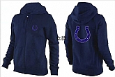 Womens Indianapolis Colts Team Logo 2015 Full Zip Hoodie-34,baseball caps,new era cap wholesale,wholesale hats