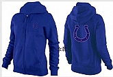 Womens Indianapolis Colts Team Logo 2015 Full Zip Hoodie-43,baseball caps,new era cap wholesale,wholesale hats
