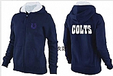 Womens Indianapolis Colts Team Logo 2015 Full Zip Hoodie-45,baseball caps,new era cap wholesale,wholesale hats