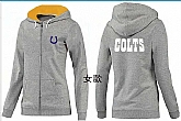 Womens Indianapolis Colts Team Logo 2015 Full Zip Hoodie-49,baseball caps,new era cap wholesale,wholesale hats