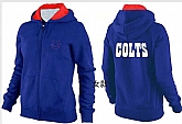 Womens Indianapolis Colts Team Logo 2015 Full Zip Hoodie-52,baseball caps,new era cap wholesale,wholesale hats