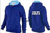 Womens Indianapolis Colts Team Logo 2015 Full Zip Hoodie-59,baseball caps,new era cap wholesale,wholesale hats