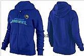 Womens Jacksonville Jaguars Team Logo 2015 Full Zip Hoodie-10,baseball caps,new era cap wholesale,wholesale hats