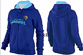 Womens Jacksonville Jaguars Team Logo 2015 Full Zip Hoodie-15,baseball caps,new era cap wholesale,wholesale hats