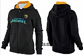 Womens Jacksonville Jaguars Team Logo 2015 Full Zip Hoodie-26,baseball caps,new era cap wholesale,wholesale hats