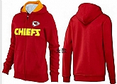 Womens Kansas City Chiefs Team Logo 2015 Full Zip Hoodie-19,baseball caps,new era cap wholesale,wholesale hats