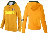 Womens Kansas City Chiefs Team Logo 2015 Full Zip Hoodie-21,baseball caps,new era cap wholesale,wholesale hats