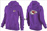 Womens Kansas City Chiefs Team Logo 2015 Full Zip Hoodie-66,baseball caps,new era cap wholesale,wholesale hats