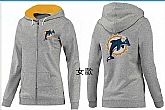 Womens Miami Dolphins Team Logo 2015 Full Zip Hoodie-51,baseball caps,new era cap wholesale,wholesale hats