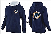 Womens Miami Dolphins Team Logo 2015 Full Zip Hoodie-52,baseball caps,new era cap wholesale,wholesale hats