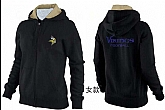 Womens Minnesota Vikings Team Logo 2015 Full Zip Hoodie-56,baseball caps,new era cap wholesale,wholesale hats