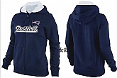 Womens New England Patriots Team Logo 2015 Full Zip Hoodie-16,baseball caps,new era cap wholesale,wholesale hats