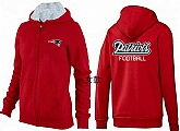 Womens New England Patriots Team Logo 2015 Full Zip Hoodie-22,baseball caps,new era cap wholesale,wholesale hats