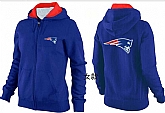 Womens New England Patriots Team Logo 2015 Full Zip Hoodie-47,baseball caps,new era cap wholesale,wholesale hats