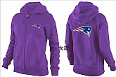 Womens New England Patriots Team Logo 2015 Full Zip Hoodie-51,baseball caps,new era cap wholesale,wholesale hats