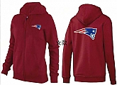 Womens New England Patriots Team Logo 2015 Full Zip Hoodie-52,baseball caps,new era cap wholesale,wholesale hats
