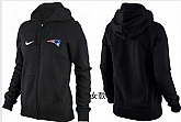 Womens New England Patriots Team Logo 2015 Full Zip Hoodie-69,baseball caps,new era cap wholesale,wholesale hats