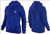 Womens New Orleans Saints Team Logo 2015 Full Zip Hoodie-57,baseball caps,new era cap wholesale,wholesale hats