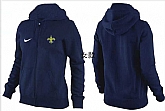 Womens New Orleans Saints Team Logo 2015 Full Zip Hoodie-68,baseball caps,new era cap wholesale,wholesale hats