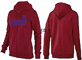 Womens New York Giants Team Logo 2015 Full Zip Hoodie-14,baseball caps,new era cap wholesale,wholesale hats