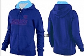 Womens New York Giants Team Logo 2015 Full Zip Hoodie-15,baseball caps,new era cap wholesale,wholesale hats