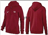 Womens New York Giants Team Logo 2015 Full Zip Hoodie-40,baseball caps,new era cap wholesale,wholesale hats