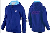 Womens New York Giants Team Logo 2015 Full Zip Hoodie-47,baseball caps,new era cap wholesale,wholesale hats