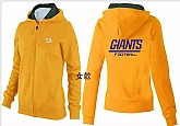 Womens New York Giants Team Logo 2015 Full Zip Hoodie-56,baseball caps,new era cap wholesale,wholesale hats