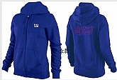 Womens New York Giants Team Logo 2015 Full Zip Hoodie-59,baseball caps,new era cap wholesale,wholesale hats
