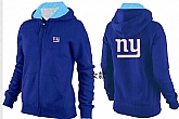 Womens New York Giants Team Logo 2015 Full Zip Hoodie-64,baseball caps,new era cap wholesale,wholesale hats