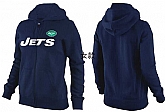 Womens New York Jets Team Logo 2015 Full Zip Hoodie-11,baseball caps,new era cap wholesale,wholesale hats