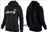 Womens New York Jets Team Logo 2015 Full Zip Hoodie-12,baseball caps,new era cap wholesale,wholesale hats