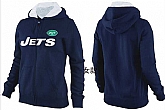 Womens New York Jets Team Logo 2015 Full Zip Hoodie-16,baseball caps,new era cap wholesale,wholesale hats