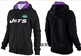 Womens New York Jets Team Logo 2015 Full Zip Hoodie-24,baseball caps,new era cap wholesale,wholesale hats