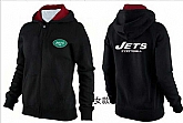 Womens New York Jets Team Logo 2015 Full Zip Hoodie-30,baseball caps,new era cap wholesale,wholesale hats