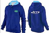 Womens New York Jets Team Logo 2015 Full Zip Hoodie-36,baseball caps,new era cap wholesale,wholesale hats