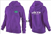 Womens New York Jets Team Logo 2015 Full Zip Hoodie-38,baseball caps,new era cap wholesale,wholesale hats