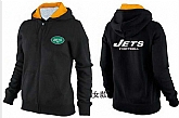 Womens New York Jets Team Logo 2015 Full Zip Hoodie-41,baseball caps,new era cap wholesale,wholesale hats