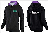 Womens New York Jets Team Logo 2015 Full Zip Hoodie-43,baseball caps,new era cap wholesale,wholesale hats